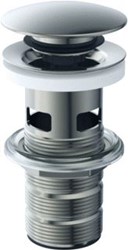 IDEAL STANDARD LUXE CLICK WASTE SLOTTED SILVER STORM E1482GN