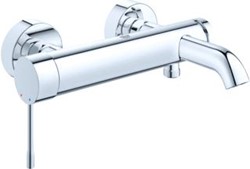GROHE ESSENCE NEW BADMENGKRAAN WAND TWEEGREEPS 2-GATS OMSTELINRICHTING 150+/-15MM HART 193MM UITLOOP VAST CHROOM 33624001