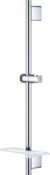 GROHE RAINSHOWER SMARTACTIVE GLIJSTANG 600MM MET GLIJ-EN SCHARNIERSTUK MET ZEEPSCHAAL CHROOM 26602000