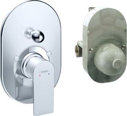 HANSGROHE REBRIS E EENGREEPS INBOUW BADMENGKRAAN SET CHROOM 72458000