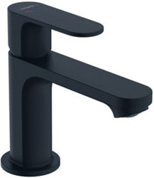 HANSGROHE REBRIS S EENGREEPS WASTAFELKRAAN 80 COOLSTART-ECOSMART+ MET POP-UP TREKWASTE 4 L/MIN MAT ZWART 72586670