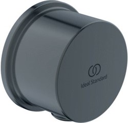 IDEAL STANDARD IDEALRAIN WANDAANSLUITBOCHT ROND G1/2 MAGNETIC GREY BC808A5