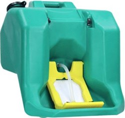 STSF OOG GELAATDOUCHE TRANSPORTABEL RD M/OPVANGBAK 23-1501-160