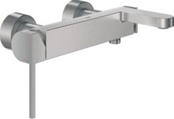 GROHE PLUS BADMENGKRAAN WAND EENGREEPS 2-GATS MET S-KOPPELINGEN 99MM UITLOOP 150MM G1/2 SUPERSTEEL 33553DC3