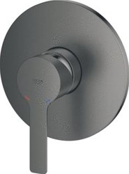 GROHE LINEARE INBOUWMENGKRAAN OPBOUWDEEL DOUCHE EENGREEPS KERAMISCHE SCHIJVEN HARD GRAPHITE GEBORSTELD 24063AL1