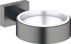 GROHE ESSENTIALS CUBE WANDHOUDER METAAL HARD GRAPHITE GEBORSTELD 40508AL1