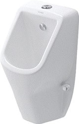 DURAVIT D-CODE URINOIR WIT HOOGGLANS RIMLESS SPROEIKOP HYGIENEGLAZE MIK-VLIEG INCL. MONTAGEMATERIAAL 0828302007