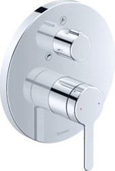 DURAVIT C.1 AFBOUWDEEL VOOR BADMENGKRAAN MET OMSTEL 17CM CHROOM C15210018010