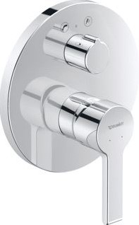 DURAVIT B.2 AFBOUWDEEL VOOR BADMENGKRAAN MET OMSTEL 17CM CHROOM B25210012010