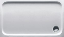 DURAVIT D-CODE DOUCHEBAK RECHTHOEKIG 90MM AFVOER ACRYL 1200 X 700MM (LXB) 85MM BAK GLANS WIT 720094000000000