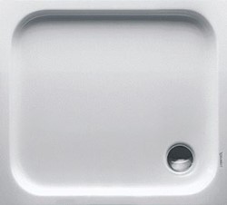 DURAVIT D-CODE DOUCHEBAK RECHTHOEKIG ANTI-SLIP 90MM AFVOER ACRYL 900 X 800MM (LXB) 85MM BAK GLANS WIT 720105000000001