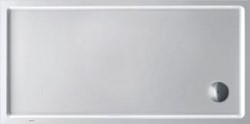 DURAVIT STARCK SLIMLINE DOUCHEBAK RECHTHOEK 140 X 70 CM WIT ANTISLIP 720124000000001