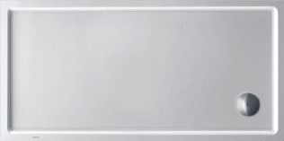 DURAVIT STARCK SLIMLINE DOUCHEBAK RECHTHOEK 140 X 70 CM WIT ANTISLIP 720124000000001