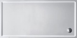DURAVIT STARCK SLIMLINE DOUCHEBAK RECHTHOEK 180 X 90 CM WIT ANTISLIP 720134000000001