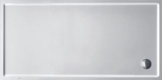 DURAVIT STARCK SLIMLINE DOUCHEBAK RECHTHOEK 180 X 90 CM WIT ANTISLIP 720134000000001