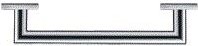 DURAVIT KARREE BADGREEP 30CM CHROOM 0099631000
