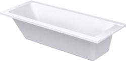 DURAVIT D-CODE BAD 1700X700 MM KLEUR BINNENKANT WIT INBOUWVERSIE ACRYL RECHTHOEKIG MET 1 SCHUINE ZIJDE OVERLOOP 700097000000000
