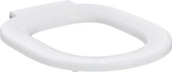 IDEAL STANDARD CONNECT ZITTING ZONDER DEKSEL VAN DUROPLAST MET CHROMEN SCHARNIEREN WIT K706001