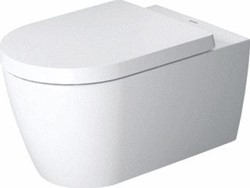 DURAVIT ME BY STARCK WANDWC 570 MM WIT HOOGGLANS DIEPSPOELER GESLOTEN HYGIENEGLAZE DURAFIX 3 L / 4,5 L PK 2528092000