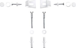 DURAVIT BEVESTIGING CHROOM|WIT 45X35X195 MM 0067021000