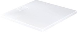 DURAVIT STONETTO DOUCHEBAK 1000X1000 MM WIT MAT VLOERGELIJK HALFINBOUW OPSTAAND GEGOTEN POLYMEER DUROCAST ULTRARESIST RECHTHOEKIG 720167380000000