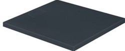 DURAVIT STONETTO DOUCHEBAK 1000X900 MM ANTRACIET MAT VLOERGELIJK HALFINBOUW OPSTAAND GEGOTEN POLYMEER DUROCAST ULTRARESIST RECHTHOEKIG 720166680000000