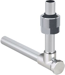 GEBERIT RADIATOR-AANSLUITKNIE M AFSLUITER MET EU 15 EUG3/4 611.603.22.3