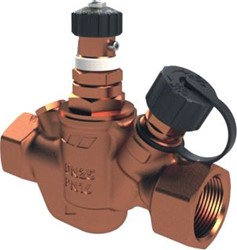 KEMPER MULTI-THERM REGELAFSLUITER BRONS REGELBEREIK 30-50°C BINNENDRAAD DN25 1420002500