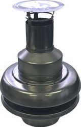 PANFLEX SCHOORSTEENAFDEKKAP (SET) INOX