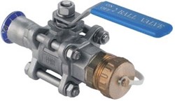 GEBERIT MAPRESS RVS 316 KOGELKRAAN TUSSEN FLENZEN M/DOP 15-G3/4 92110