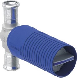 GEBERIT MAPRESS RVS 316 INBOUW AFSLUITER MET AFDEKROZET 15 MM 94912
