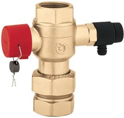 CALEFFI 5580 KOGELAFSLUITER 3/4 VOOR EXPANSIEVAT 558050