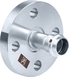 VIEGA TEMPONOX FLENSOVERGANG MET SC 54 RVS / BLANK 811150