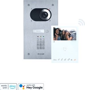 COMELIT ENKELVOUDIGE SWITCH MINI HF + CODESLOT KIT SIMPLEBUS MET WIFI KVS2011KP