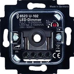 ABB BUSCH JAEGER DIMMER BASISUNIT ZW DRAAI/DRUKKNOP LED-VERL 2CKA006599A3042