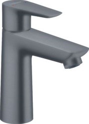 HANSGROHE TALIS E 1-GATS WASTAFELKRAAN 110 ZONDER WASTE BRUSHED BLACK CHROOM 71712340