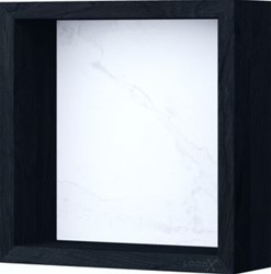 LOOOX SILESTONE WOODEN BOX 30X30 CM BLACK ACHTERPLAAT SILESTONE CGS WBOX30BLCGS