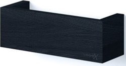 LOOOX WOODEN SHELF BOX 30 CM EIKEN BLACK BODEMPLAAT MAT ZWART WSHBOX30BLMZ