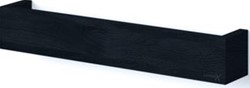 LOOOX WOODEN SHELF BOX 60 CM EIKEN BLACK BODEMPLAAT MAT ZWART WSHBOX60BLMZ