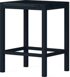 LOOOX WOODEN STOOL 35X30X45 CM EIKEN BLACK MAT ZWART WSTOOLBLMZ