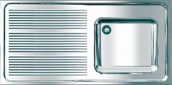 KWC ARMATUREN KEUKENSPOELBAK MAXIMA 2000057556
