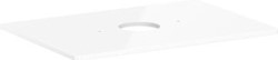HANSGROHE WASTAFELBLAD XELU Q MET 1 GAT IN HET MIDDEN VOOR WASTAFEL 32 MM 780X550MM GLANZEND WIT 54113050