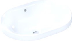 HANSGROHE XUNIVA U OPBOUW WASTAFEL 550/400 ZONDER KRAANGAT MET OVERLOOP 60157450