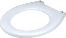 RADA RAPOTEC CLOSETZITTING EASY CLEAN MET DEKSEL WIT V/UNIV TOILETPOT DUROPLAST RVS BEVESTIGING 146 T/M 164 MM 750131
