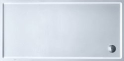 DURAVIT STARCK SLIMLINE DOUCHEBAK RECHTHOEKIG 180X80X6.5CM WIT 720240000000000