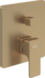 VILLEROY & BOCH SUBWAY 3.0 EENGREEPS INBOUWKRAAN BRUSHED GOLD TVS11200300076