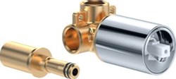 VILLEROY & BOCH LOOP & FRIENDS UNIVERSELE INBOUWUNIT VOOR EENGREEPS INBOUWKRAAN VOOR WANDMONTAGE ROND CHROME TVW10611B15161