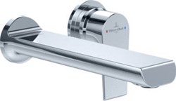 VILLEROY & BOCH LIBERTY EENGREEPS WASTAFELKRAAN ZONDER PUSH-OPEN AFVOERGARNITUUR CHROME TVW10700800061