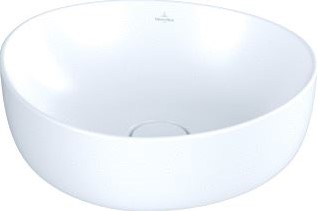 VILLEROY & BOCH ANTAO OPZETWASTAFEL 400 X 395 X 145 MM STONE WHITE CERAMICPLUS ZONDER OVERLOOP 4A7240RW