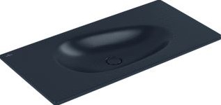 VILLEROY & BOCH ANTAO MEUBELWASTAFEL 1000 X 500 X 150 MM PURE BLACK CERAMICPLUS ZONDER OVERLOOP 4A76A3R7